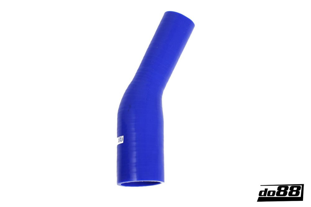 Durite silicone Bleu de 25 degrés 0,5 - 0,625\'\' (13-16mm) dans le groupe Durites silicone / Durites / Durite silicone Bleu / Coudes réduction / 25 degrés chez do88 AB (BR25G13-16)