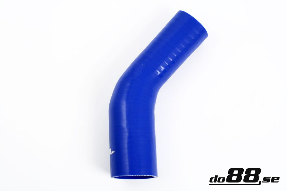 Durite silicone Bleu de 45 degrés 0,5 - 0,625\'\' (13-16mm) dans le groupe Durites silicone / Durites / Durite silicone Bleu / Coudes réduction / 45 degrés chez do88 AB (BR45G13-16)