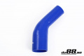 Durite silicone Bleu de 45 degrés 2,375 - 3'' (60 - 76mm)
