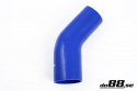 Durite silicone Bleu de 45 degrés 3 - 3,125\'\' (76 - 80mm) Durite silicone Bleu de 45 degrés 3 - 3,125\'\' (76 - 80mm)