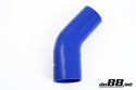 Durite silicone Bleu de 45 degrés 3 - 3,25\'\' (76-83mm) Durite silicone Bleu de 45 degrés 3 - 3,25\'\' (76-83mm)