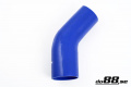 Durite silicone Bleu de 45 degrés 3,125 - 3,5'' (80-89mm) Durite silicone Bleu de 45 degrés 3,125 - 3,5'' (80-89mm)
