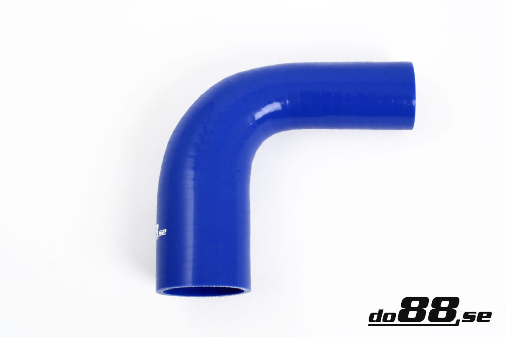 Durite silicone Bleu de 90 degrés 1,375 - 1,625\'\' (35-41mm) dans le groupe Durites silicone / Durites / Durite silicone Bleu / Coudes réduction / 90 degrés chez do88 AB (BR90G35-41)