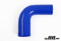 Durite silicone Bleu de 90 degrés 1,75 - 2,5'' (45-63mm) Durite silicone Bleu de 90 degrés 1,75 - 2,5'' (45-63mm)