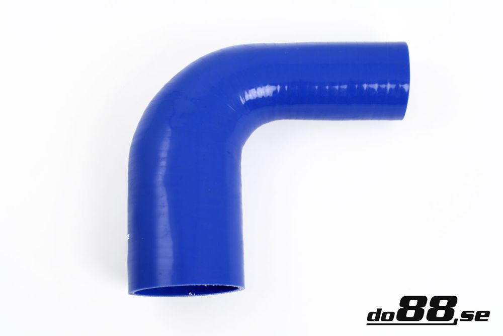 Durite silicone Bleu de 90 degrés 2,25 - 2,75\'\' (57 - 70mm) dans le groupe Durites silicone / Durites / Durite silicone Bleu / Coudes réduction / 90 degrés chez do88 AB (BR90G57-70)