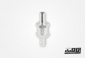 Clapet anti-retour unidirectionnel pour durite de 12 mm, Aluminium 
