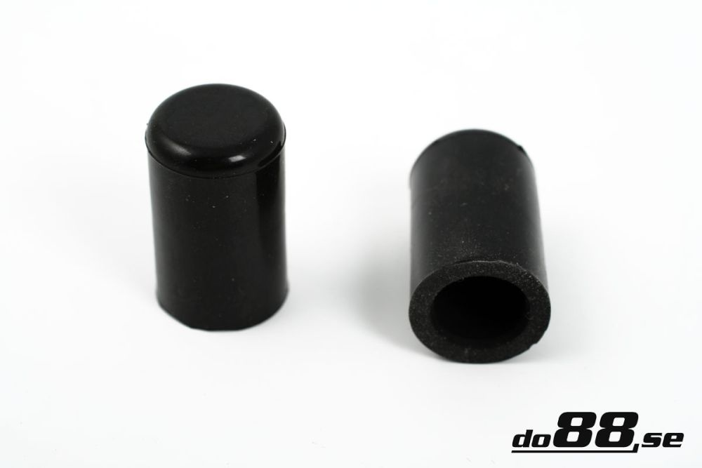 Chapeau en silicone 12mm Noir dans le groupe Des accéssoires de durite / Chapeaux de silicone chez do88 AB (CAP12S)