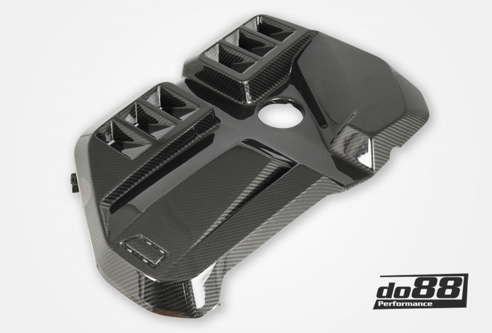 Cache moteur carbone, BMW M2 M3 M4 (S58)