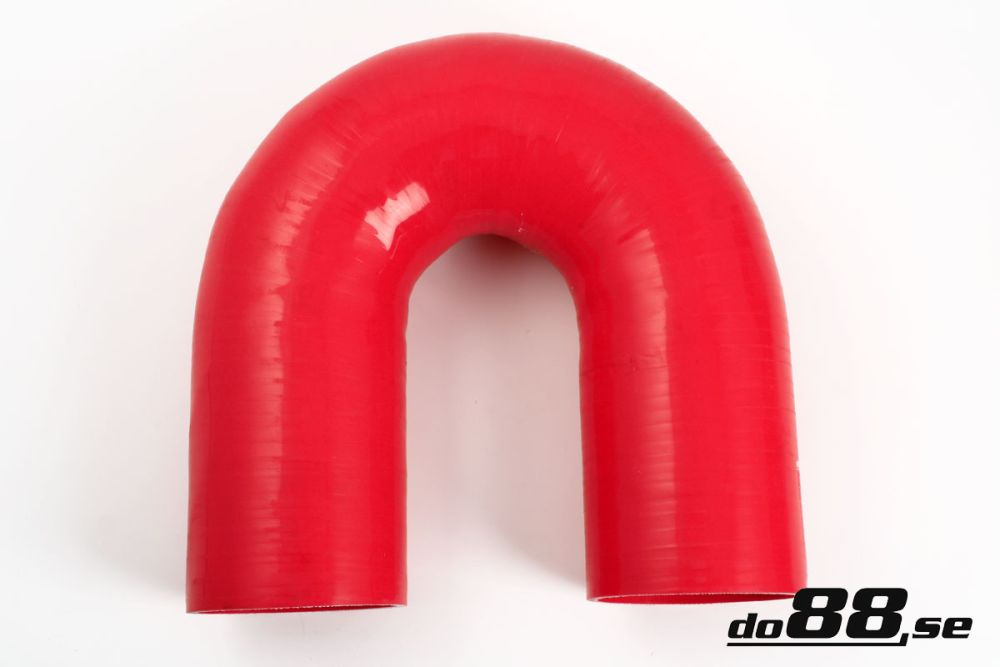 Durite silicone Rouge de 180 degrés 4\'\' (102mm) dans le groupe Durites silicone / Durites / Durite silicone Rouge / Coudes / 180 degrés chez do88 AB (RB180G102)