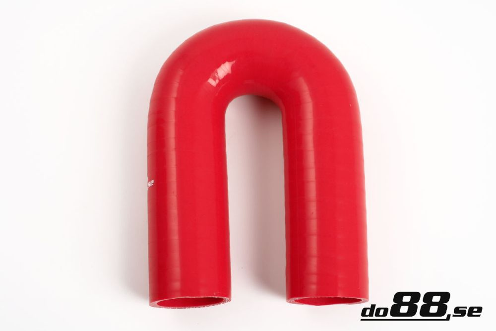 Durite silicone Rouge de 180 degrés 1,25\'\' (32mm) dans le groupe Durites silicone / Durites / Durite silicone Rouge / Coudes / 180 degrés chez do88 AB (RB180G32)