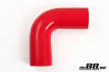 Durite silicone Rouge de 90 degrés 2,25'' (57mm) Durite silicone Rouge de 90 degrés 2,25'' (57mm)