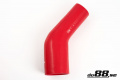 Durite silicone Rouge de 45 degrés 3 - 4'' (76 - 102mm) Durite silicone Rouge de 45 degrés 3 - 4'' (76 - 102mm)