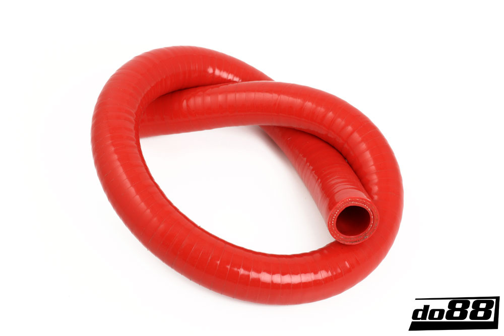 Durite silicone Rouge Flexible Lisse 1,18'' (30mm)