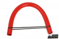 Durite silicone Rouge Flexible Lisse 1,5'' (38mm)