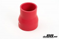 Durite silicone réduction Rouge 2,5 - 2,75'' (63-70mm) Durite silicone réduction Rouge 2,5 - 2,75'' (63-70mm)