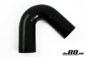 Durite silicone Noir de 135 degrés 4,25\'\' (108mm)