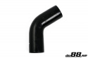 Durite silicone Noir de 60 degrés 2,875\'\' (73mm)