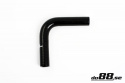Durite silicone Noir de 90 degrés 0,875\'\' (22mm)