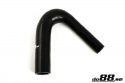 Durite silicone Noir de 135 degrés 0,5 - 0,75\'\' (13-19mm)