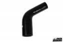 Durite silicone Noir de 60 degrés 1,625 - 1,75\'\' (41-45mm)