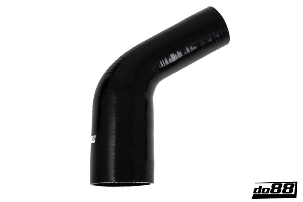 Durite silicone Noir de 60 degrés 2,375 - 2,5\'\' (60 - 63mm) dans le groupe Durites silicone / Durites / Durite silicone Noir / Coudes réduction / 60 degrés chez do88 AB (SBR60G60-63)