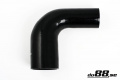 Durite silicone Noir de 90 degrés 2,375 - 3,25'' (60-83mm) Durite silicone Noir de 90 degrés 2,375 - 3,25'' (60-83mm)