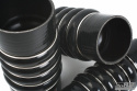 Durite silicone Noir Couplage flex 4-étapes 2,5\'\' (63mm)