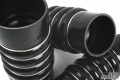 Durite silicone Noir Couplage flex 4-étapes 2,75'' (70mm)