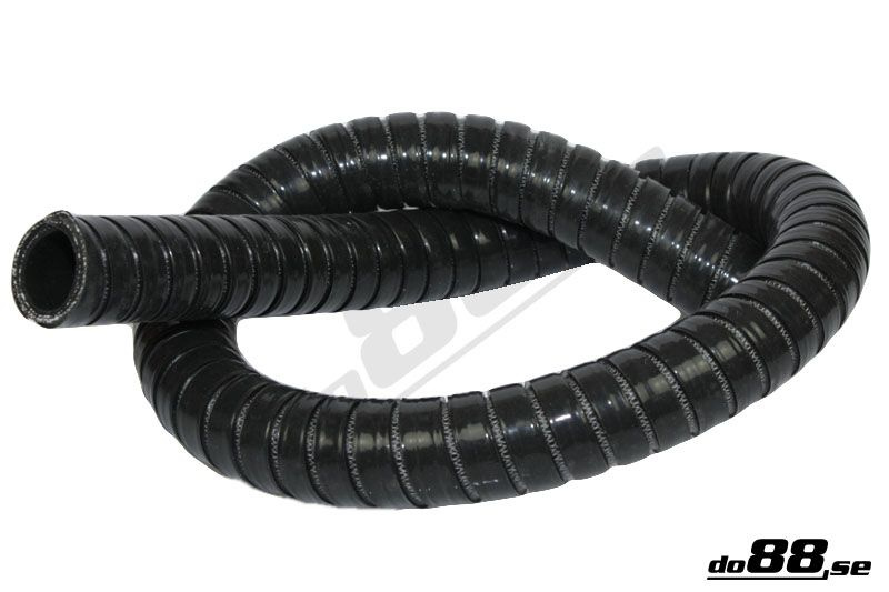 Durite silicone Noir Flexible 0,5'' (13mm)