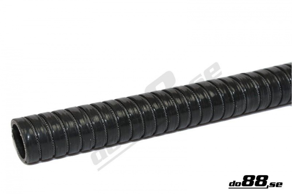Durite silicone Noir Flexible 1,375\'\' (35mm) dans le groupe Durites silicone / Durites / Durite silicone Noir / Flexible chez do88 AB (SF35)