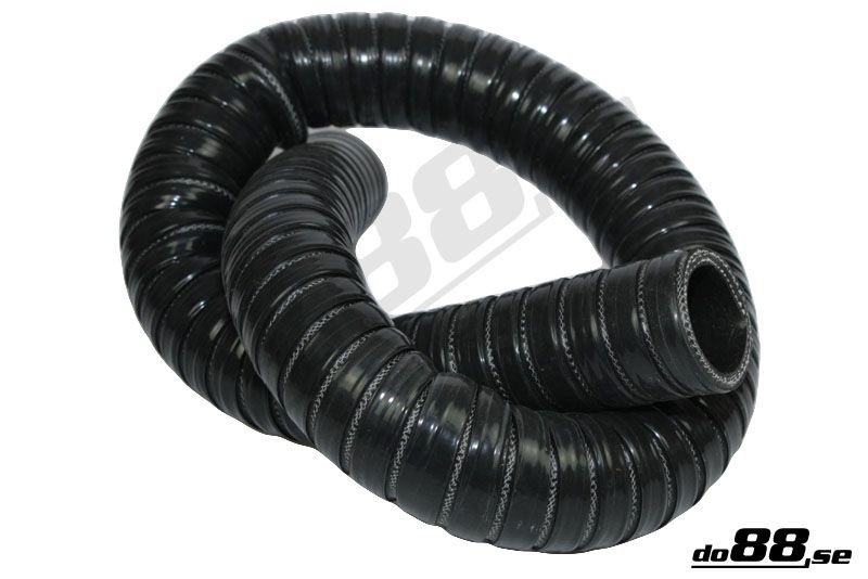 Durite silicone Noir Flexible 1,375'' (35mm)