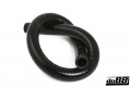 Durite silicone Noir Flexible Lisse 1,0'' (25mm)