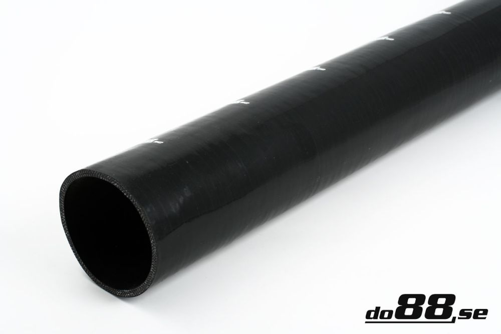 Durite silicone par décimètre Noir 4,25\'\' (108mm) dans le groupe Durites silicone / Durites / Durite silicone Noir / Droit 20-100 cm chez do88 AB (SL108)