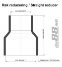 Durite silicone réduction Noir 0,5 - 0,75\'\' (13-19mm)