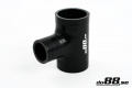 Durite silicone Noir T 2'' + 1'' (51mm+25mm)