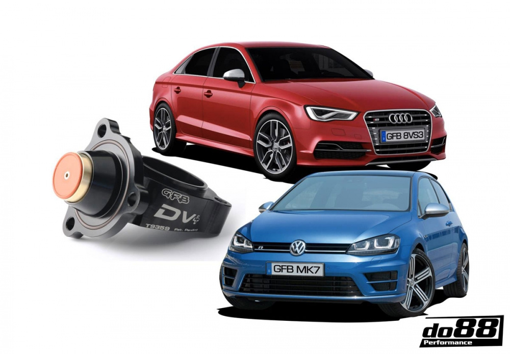 GFB, DV+ T9359 (Convient à VW Mk7 Golf R et Audi 8V S3)