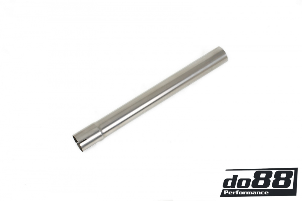 TUBE D'ÉCHAPPEMENT LONG 100CM MÂLE-FEMELLE EMMANCHEMENT - INOX - DIAMÈTRE  63MM