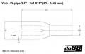 Couplage-Y 2,5'' - 2X1, 875'' (63 - 2X48mm) Couplage-Y 2,5'' - 2X1, 875'' (63 - 2X48mm)