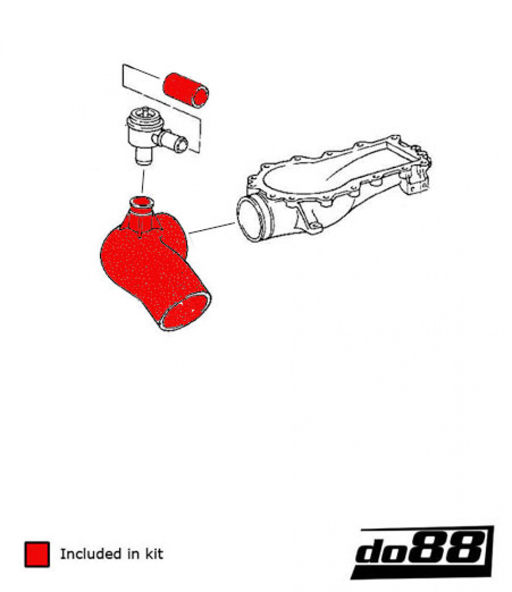 Porsche 964 Turbo Durites d’admission à turbo