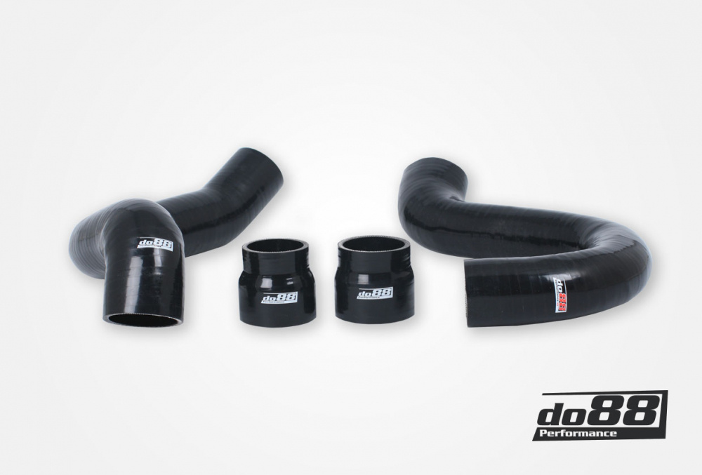 Volvo 740 760 780 940 960 D24 TIC Durites Intercooler Noir