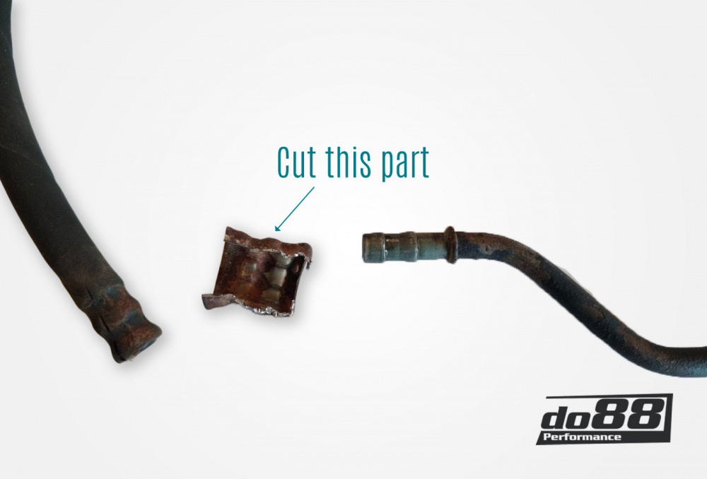 SAAB 900 1986-93 durite de servo Noir