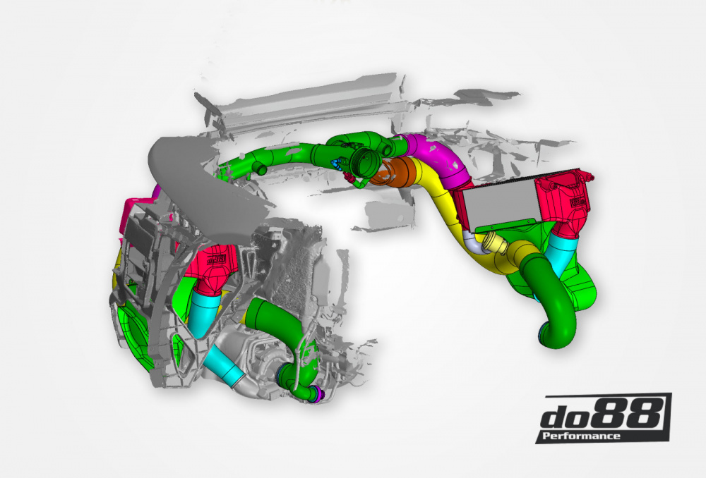 Porsche 911 Carrera (991.2) Durites d admission au turbo