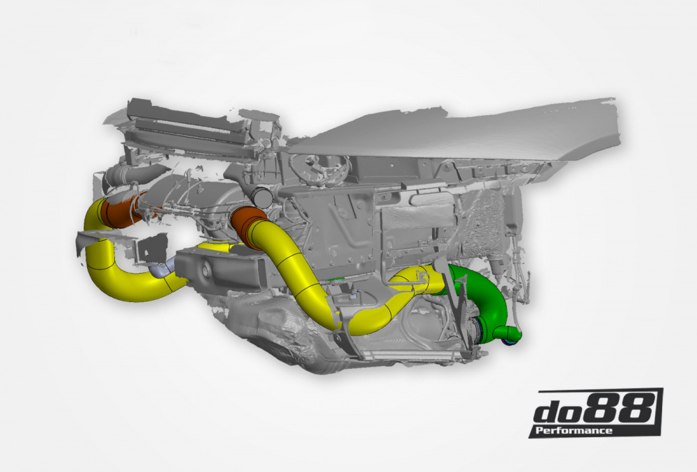 Porsche 911 Carrera (991.2) Durites d admission au turbo